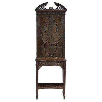 Lot 388 - Victorian mahogany silver cabinet