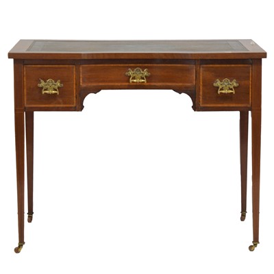 Lot 418 - Victorian mahogany writing table