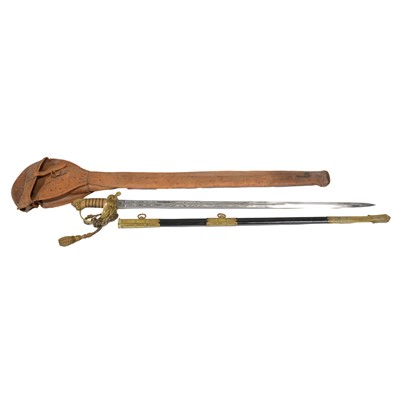 Lot 135 - REM Pain, naval sword