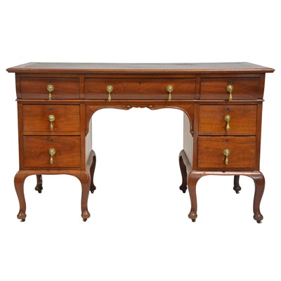 Lot 423 - Late Victorian mahogany desk