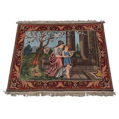 Lot 524 - Tabriz picture rug