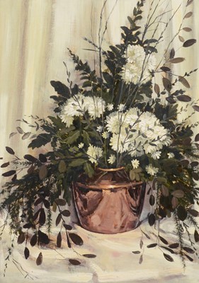 Lot 337 - Colin Rule, Still life in copper pan