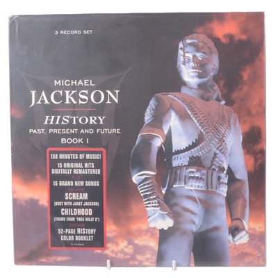 Lot 154 - Michael Jackson HIStory - Past, Present and Future Book 1, triple LP