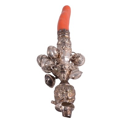 Lot 271 - Victorian silver baby's rattle