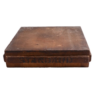 Lot 100 - Three vintage surface-top butcher's blocks