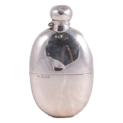 Lot 77 - Victorian silver hip flask