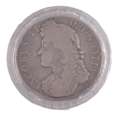 Lot 298 - James II crown (1688).
