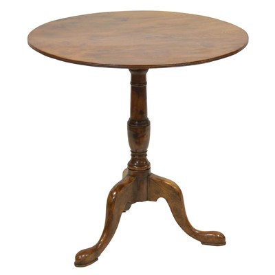 Lot 471 - George III elm occasional table