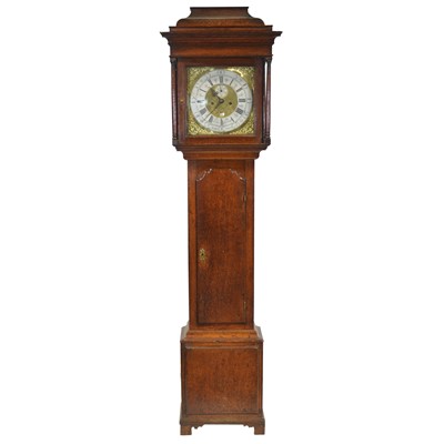Lot 428 - Oak longcase eight-day clock, signed John Holroyd, Wakefield