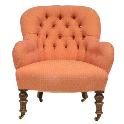 Lot 448 - Victorian easy chair