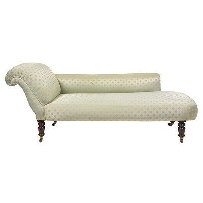 Lot 505 - Edwardian chaise longue