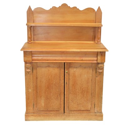 Lot 511 - Late Victorian pine chiffonier