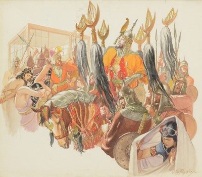 Lot 114 - Willy Pogany (1882-1955), Arabian tales, two original illustrations