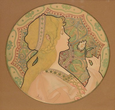 Lot 113 - Jane Atché (1872-1937), Meditation and Reverie