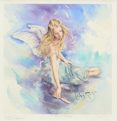 Lot 347 - After Gordon King, A Special Message, and two other assorted prints