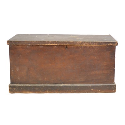 Lot 421 - Stained pine blanket box