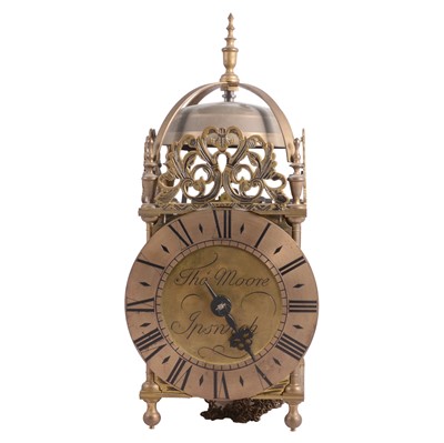 Lot 169 - 20th century bracket clock, signed Thomas Moore, Ipswich