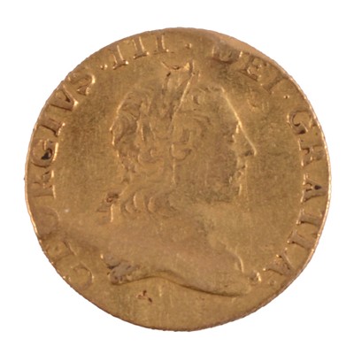 Lot 256 - Gold Half-Guinea Coin, George III 1769.