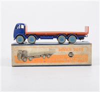 Lot 1188 - Dinky Toys; 503 Foden flat bed truck, orange...
