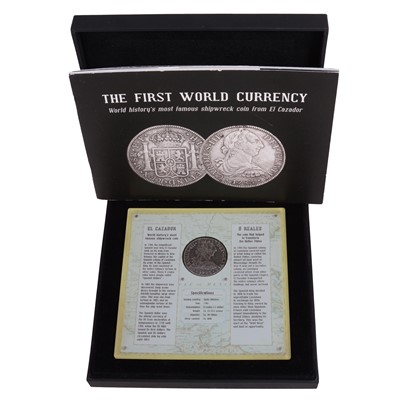 Lot 286 - El Cazador – a silver 8 reales shipwreck coin (1783).