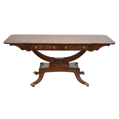 Lot 412 - Regency mahogany sofa table