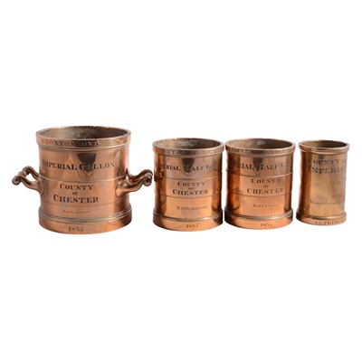 Lot 50 - Group of four Imperial Standard brass measures