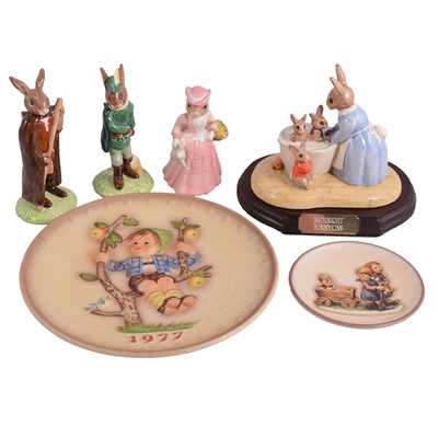 Lot 53 - A collection of collectable figurines - Beswick, Bunnykins, Goebel