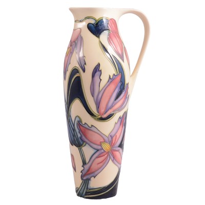 Lot 12 - Moorcroft pottery jug, Daffodil design by Philip Gibson