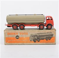 Lot 1198 - Dinky Toys; 504 Foden 14-ton tanker, grey tank...