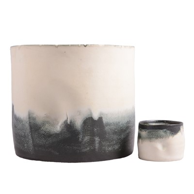 Lot 19 - Kyra Cane, two contemporary ceramic vessels
