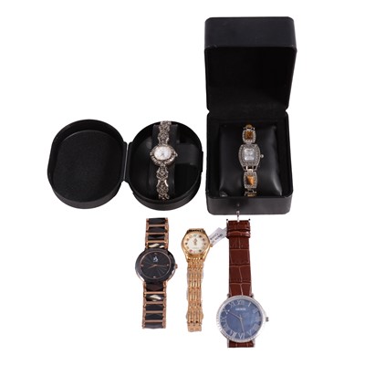 Lot 489 - Seventeen ladies' gemset quartz wristwatches, new and unworn.