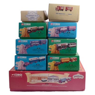 Lot 218 - Corgi, a collection of Circus and Showmans Range die-cast vehicles