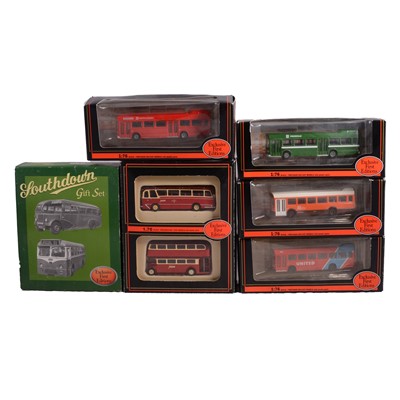 Lot 219 - Collection of 106 Exclusive First Editions scale model die-cast buses, coaches, and similar