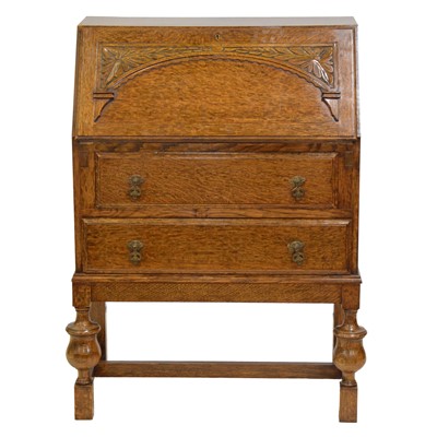 Lot 427 - 1930s Oak bureau