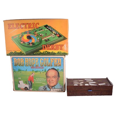 Lot 290 - Chinese carved bone chess set in box board, gaming counters, and other vintage games