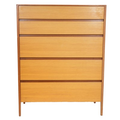 Lot 516 - 1960s teak chest of drawers