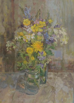 Lot 191 - Diana Armfield (b. 1920), Wildflowers from Highgrove meadow
