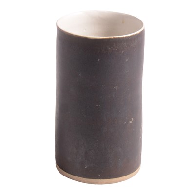 Lot 21 - Dame Lucie Rie (1902-1995), a cylindrical beaker vase