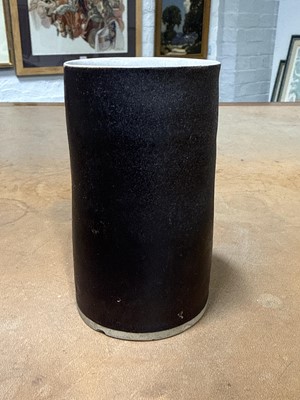 Lot 21 - Dame Lucie Rie (1902-1995), a cylindrical beaker vase