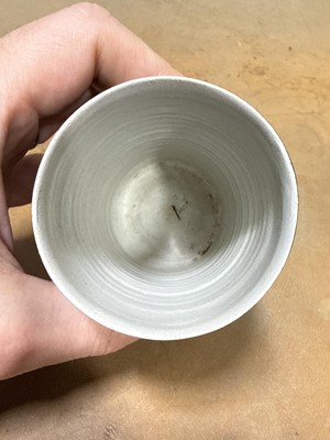 Lot 21 - Dame Lucie Rie (1902-1995), a cylindrical beaker vase