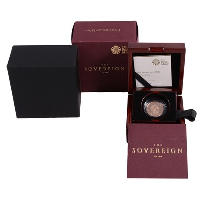 Lot 347 - Royal Mint – 2020 Gold Proof Full Sovereign Coin, Elizabeth II.