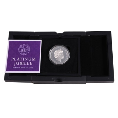 Lot 319 - 2022 Platinum Jubilee Platinum Proof 1oz Coin, Guernsey.