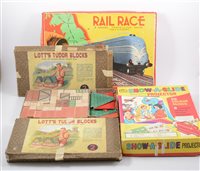 Lot 1227 - Early Spears game ''Rail Race'', Lott's Tudor...