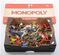Lot 1229 - Selection of plastic and lead soldiers and...