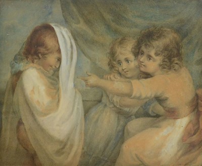 Lot 152 - Follower of Francesco Bartolozzi (1727-1815), Children’s games
