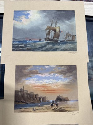 Lot 38 - Morocco-bound album, 1828