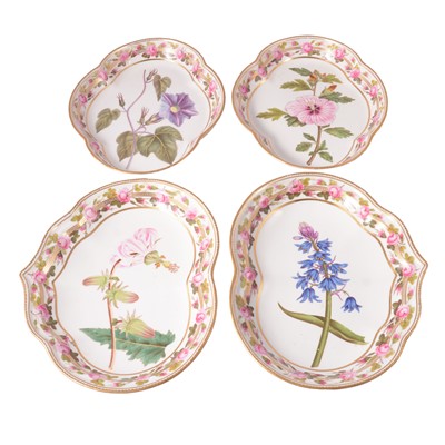 Lot 5 - Derby porcelain part dessert service