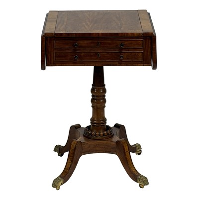 Lot 222 - Regency rosewood games table