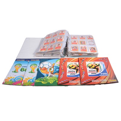 Lot 222 - Panini, a collection of World Cup 2010 and 2014 albums and stickers
