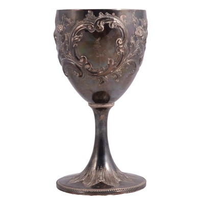 Lot 362 - Georgian silver goblet